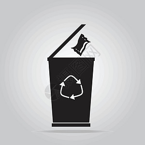 垃圾回收桶符号图片