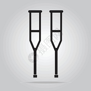 Crutches 符号图标图片