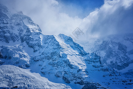 雪山 从因特拉肯到丛林的铁路沿线图片