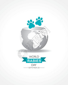 9月28日纪念世界拉比日的概念科学插图生物微生物学生物学打印世界宠物疾病保健图片