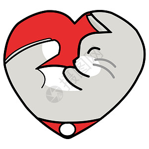 爱动物合作社背景心脏兔子权益背景图片