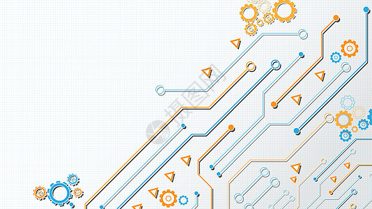 电路技术背景插图电脑工程电子产品概念科学互联网电子网络芯片图片