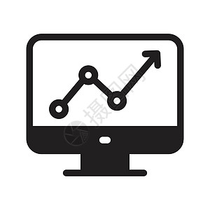 图表图利润推介会商业监视器数据金融进步统计营销酒吧图片