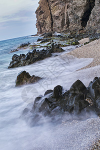 海滩 jar 自然公园 西班牙地质生物学环境栖息地地理生态保护区亡灵海洋岩石图片