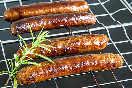 Merguez 北非香肠 烤肉辣椒熟食混合物胡椒羊肠食物羊肉牛肉棕色红色图片