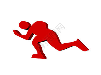 以运动员的红外框作为符号姿势钢笔画漫画乐趣红色卡通片体操背景图片