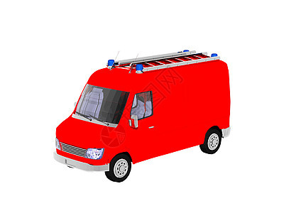 交付服务中的红色面包车背景图片