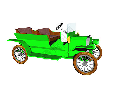 绿色经典汽车作为可兑换车老爷车兜帽摩托车敞篷车车轮乐趣驾驶跑车格栅赛车图片