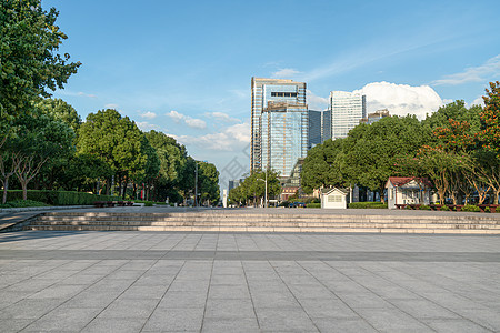 在中国苏州工业园的空地上图片