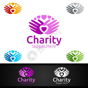 帮助慈善基金会自愿教会或慈善捐赠的创意标志生活标识翅膀志愿者保健孩子们卫生援助友谊诊所图片