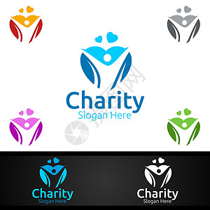 帮助慈善基金会自愿教会或慈善捐赠的创意标志友谊标识卫生热情孩子诊所社区幼儿园捐款组织图片