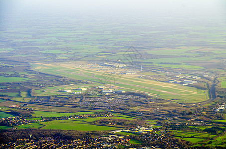 伦敦斯坦斯特德国际机场的空中观察 伦敦图片