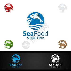 餐馆或咖啡厅的鱼类海产食物记录餐厅环境生态厨房餐饮咖啡店标识品牌送货烹饪图片