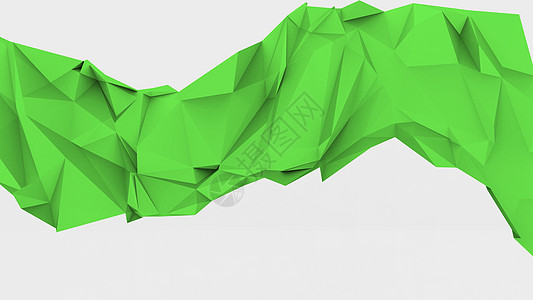 绿色抽象现代水晶背景 墙纸的多边形 线条 三角形图案形状 插图低聚 多边形设计 未来派 网络 网络概念马赛克商业折纸技术海报蓝色图片