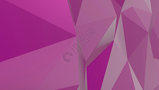 粉色几何形状 三角形抽象现代矢量 深光紫底背景 3D 立体晶体图案玻璃技术墙纸网络钻石马赛克艺术插图天蓝色商业图片
