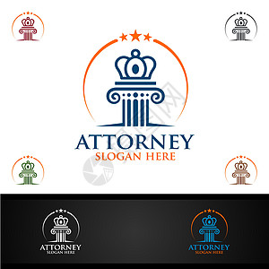 法律与律师Vector Logo设计犯罪身份力量办公室案件徽章房子合法性陪审团插图图片