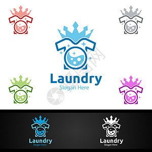 干洗店标志与衣服 水和洗涤概念衣架洗涤剂碱液品牌肥皂衬衫零售洗衣泡沫身份图片