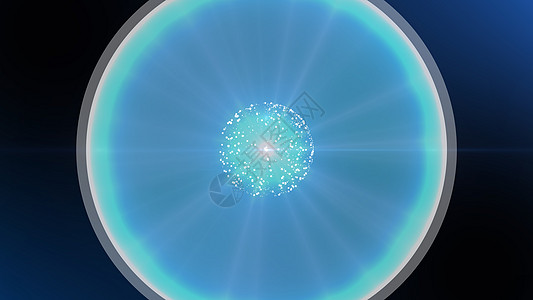 原子模型 3d 插图 rende辉光质子教育科学射线粒子轨道电子化学品量子图片