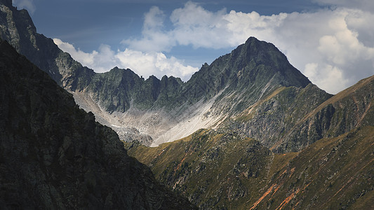 奥地利阿尔卑斯山树木假期高度荒野踪迹登山风景晴天首脑高山图片