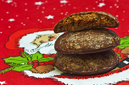 Lebkuchen 莱布库琴八角小吃装饰品坚果饼干传统季节肉桂蛋糕庆典图片