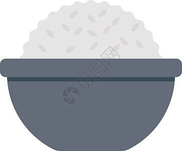 大米饭白色美食黑色植物餐厅小麦粮食午餐插图农业图片