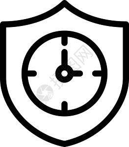 安全服务时间按钮后卫日程手表防火墙小时圆形网络图片