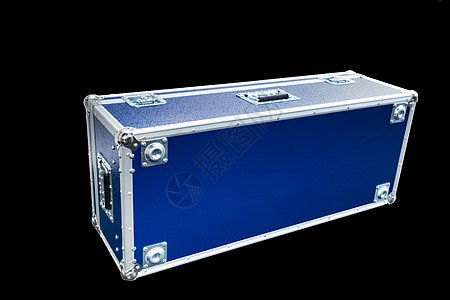 色彩多彩的蓝色大盒子工作插图手提箱白色包装行李案件店铺成套商业图片