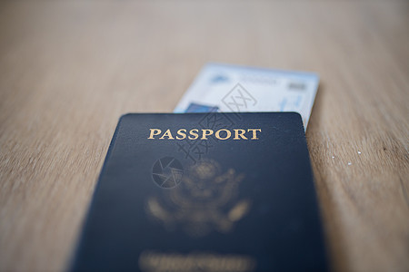 美利坚合众国护照 里面有五万卢比的 美国护照法案公民身份旅游国家控制移民国籍旅行蓝色游客图片