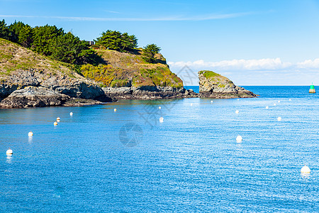 泽西岛蓝色的海尔高清图片