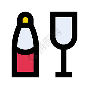 酒精酒瓶子优雅庆典餐厅酒厂酒吧饮料插图酒精玻璃图片