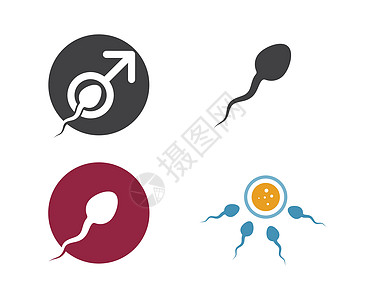 精精精图标图标徽标矢量说明设计排卵生物学卵泡女性插图妇科生殖男性胚胎怀孕图片