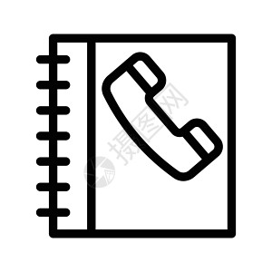 电话簿办公室电子邮件数据白色顾客日记网络笔记本邮件记录图片
