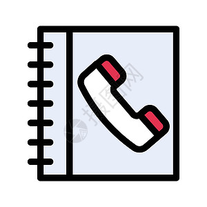 电话簿商业顾客白色日记邮件网络电话办公室数据电子邮件图片