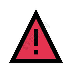 警告网络交通危险按钮警报安全冒险注意力三角形风险图片
