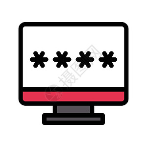 登录互联网日志授权屏幕白色网站技术黑色钥匙按钮图片