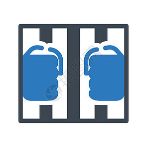 监禁酒吧男人警察白色刑事插图安全惩罚成人细胞图片