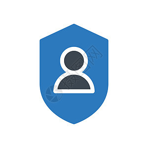 安全用户插图标识互联网网络白色徽章标签警卫背景图片