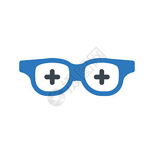护目镜符号光学插图眼镜眼科图标插画风镜黑眼镜眼睛背景图片