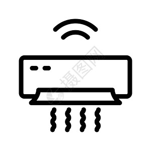 冷却家电插图房子技术交流电气候控制冷却器标识温度图片