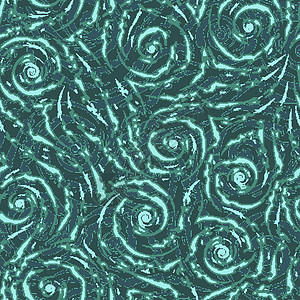 矢量无缝图案的撕裂条纹或波浪潮水绿色 用于装饰绿松石条纹和卷曲纸织物的绿色纹理图片