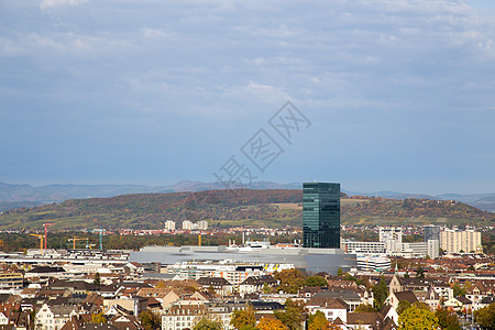 瑞士国会议事厅巴塞尔展览中心空中观察活动背景