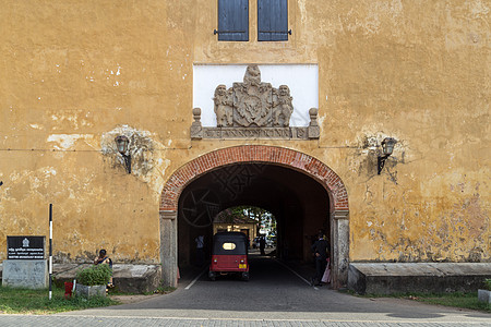 加勒堡旧门图片