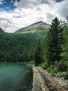 山区地貌 森林和阿尔泰的蓄水层血统水库远足天空环境风景荒野季节山峰岩石图片