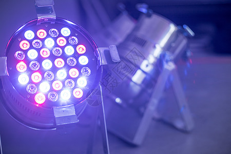 派对上多彩的LED点 照明大厅事件高色俱乐部展示打碟机音乐会射线管理技术图片