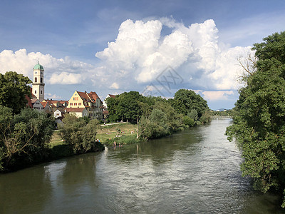雷根斯堡多瑙河建筑学教会城市图片