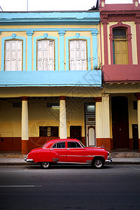 古巴哈瓦那旧车图片