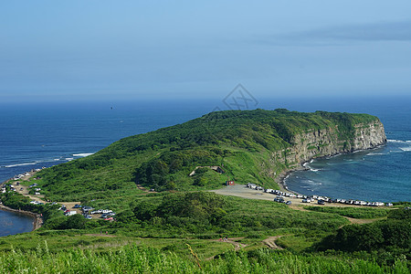 海参维斯托克角与韦特林纳角的海景背景