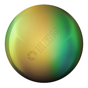玻璃色球或珍贵珍珠 光滑现实的球 3D抽象矢量插图在白色背景上突出显示 大金属泡沫和阴影按钮艺术玻璃球水晶液体网络反射球体圆圈气图片