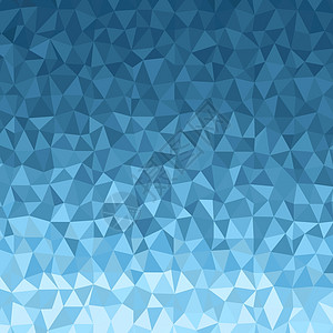 多边形深蓝色马赛克背景 抽象的低聚矢量图 半色调风格的三角形图案 模板几何业务设计与三角形的海报 横幅 卡片 传单辉光商业网络墙图片