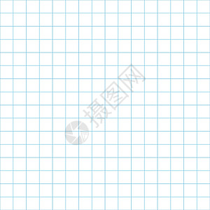 网格纸 抽象方形背景与蓝色图形 学校 壁纸 纹理 笔记本的几何图案 在透明背景上隔离的内衬空白正方形打印办公室墙纸插图平方笔记方图片